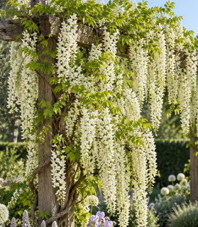 Wisteria floribunda 'Vignoli's White'